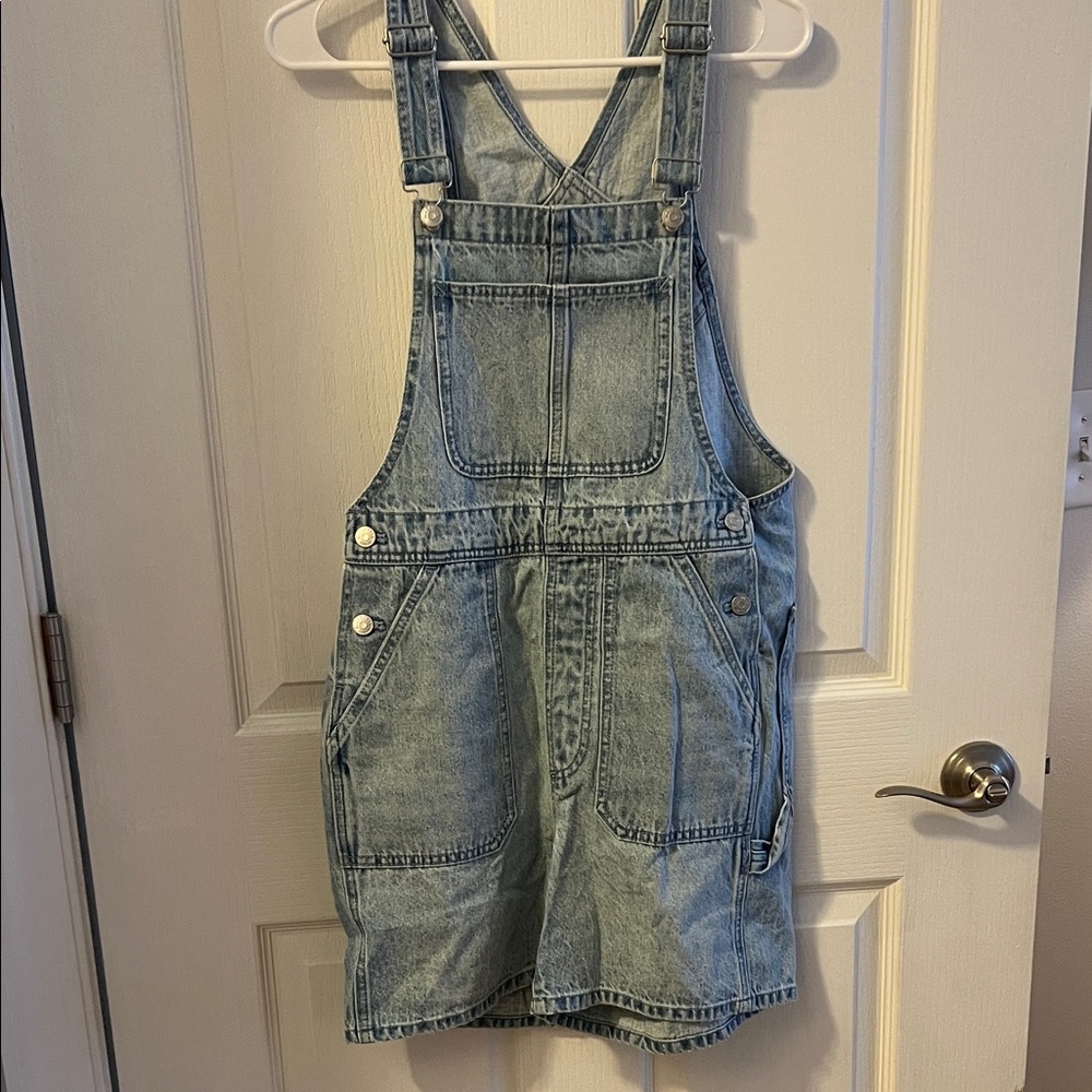 Madewell Blue Denim Overalls